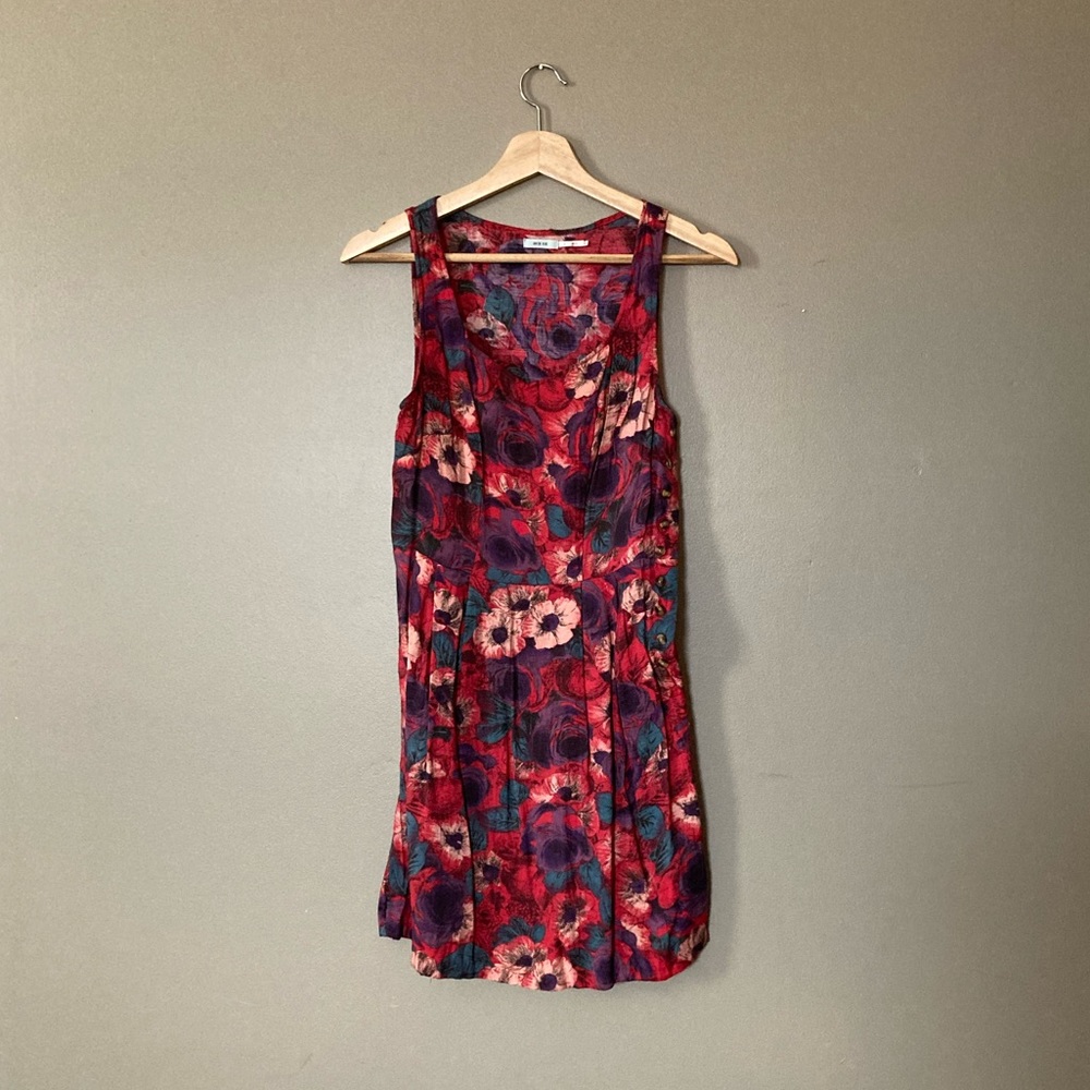 Floral Sleeveless Tank Dress